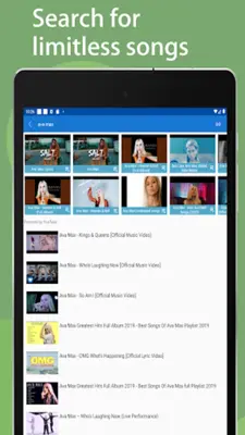 LinLi Music player, pop songs android App screenshot 2